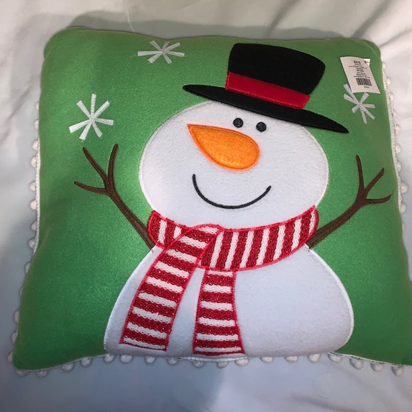 Santa & Snowman Throw Pillow Set - Picture 2 of 7